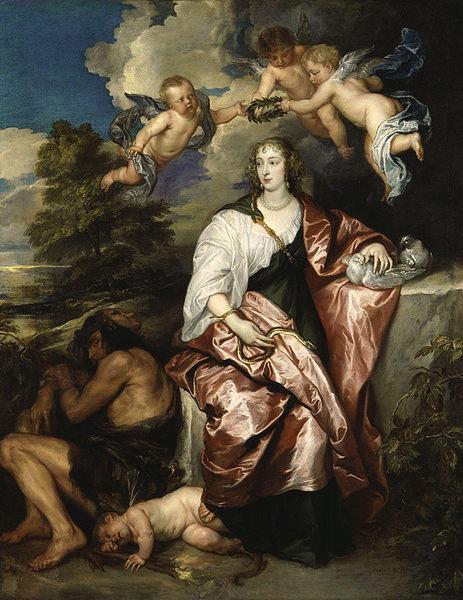 Anthony Van Dyck Portrait of Venetia, Lady Digby oil painting image